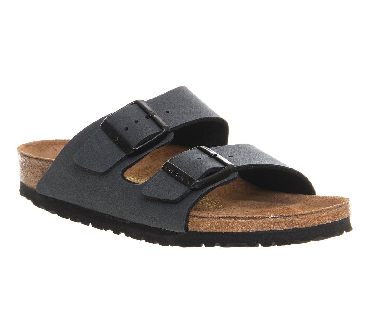 Womens Birkenstock Arizona Two Strap Basalt Nubuck