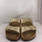 Womens Birkenstock Arizona Two Strap Gold - OFFCUTS SHOES by OFFICE