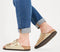 Womens Birkenstock Arizona Two Strap Gold - OFFCUTS SHOES by OFFICE