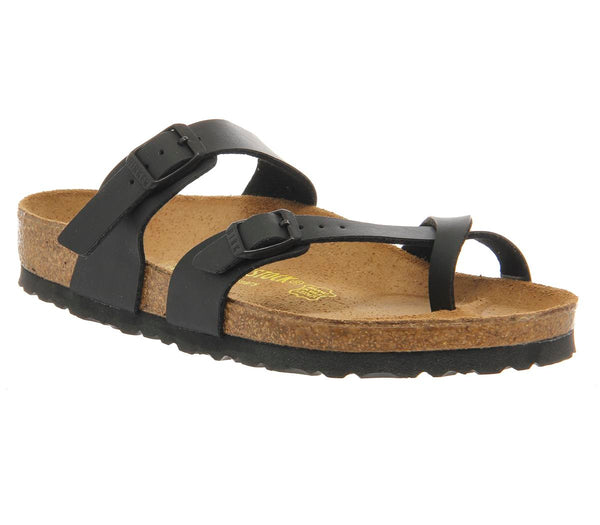 Womens Birkenstock Mayari Cross Strap Sandal Black