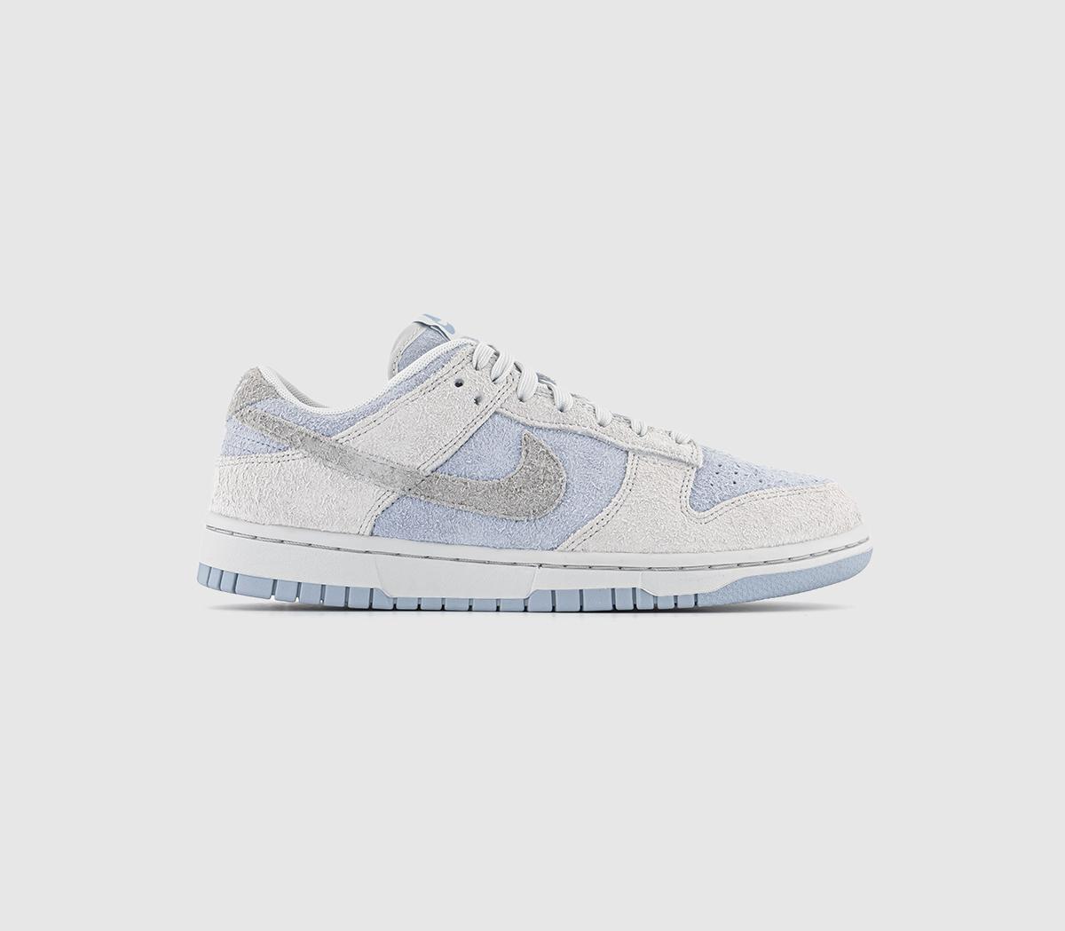 Nike Dunk Low Trainers Photon Dust Light Smoke Grey Light Armory Blue