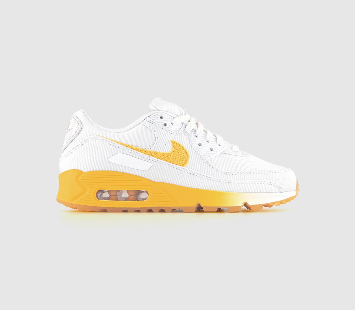 White nike air clearance max size 4