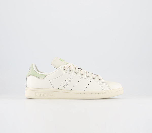 adidas Stan Smith White Linen Green Silver Met Trainers
