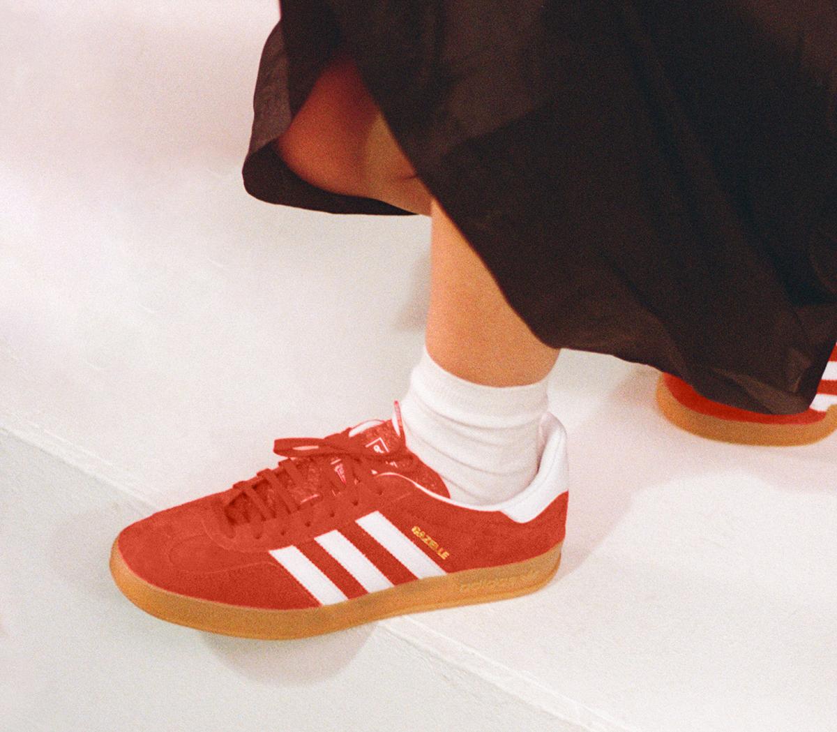 adidas gazelle womens orange