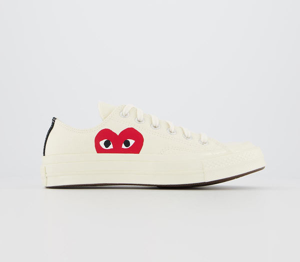 Comme Des Garcons x Converse Ct Lo 70S X Play Cdg Beige Trainers