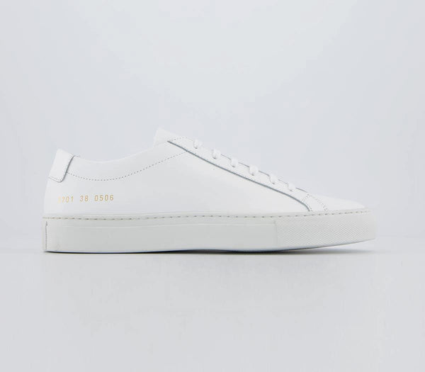 Womens Common Projects Achillies Low W White Mono