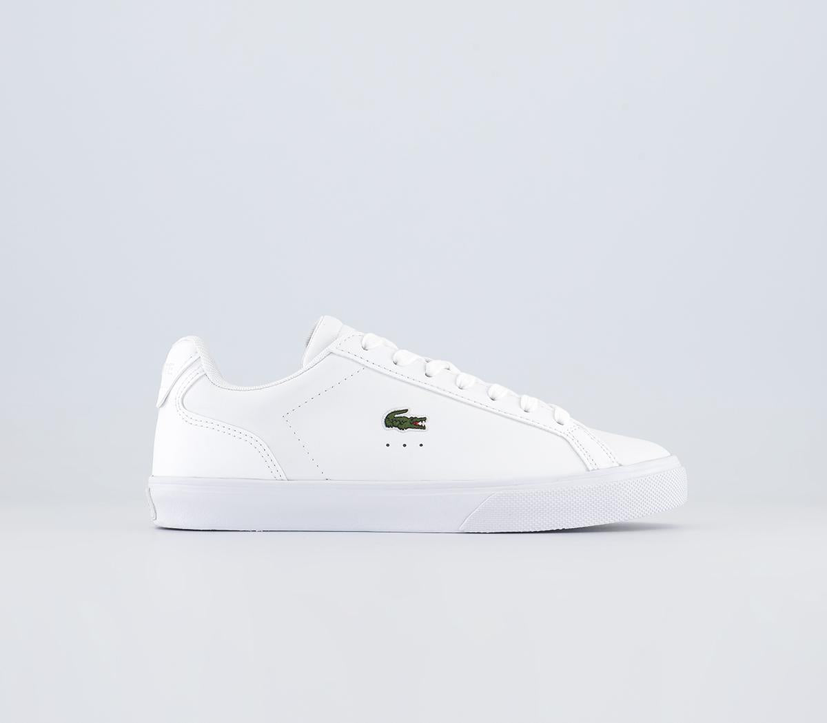 Womens Lacoste Lerond White White Trainers