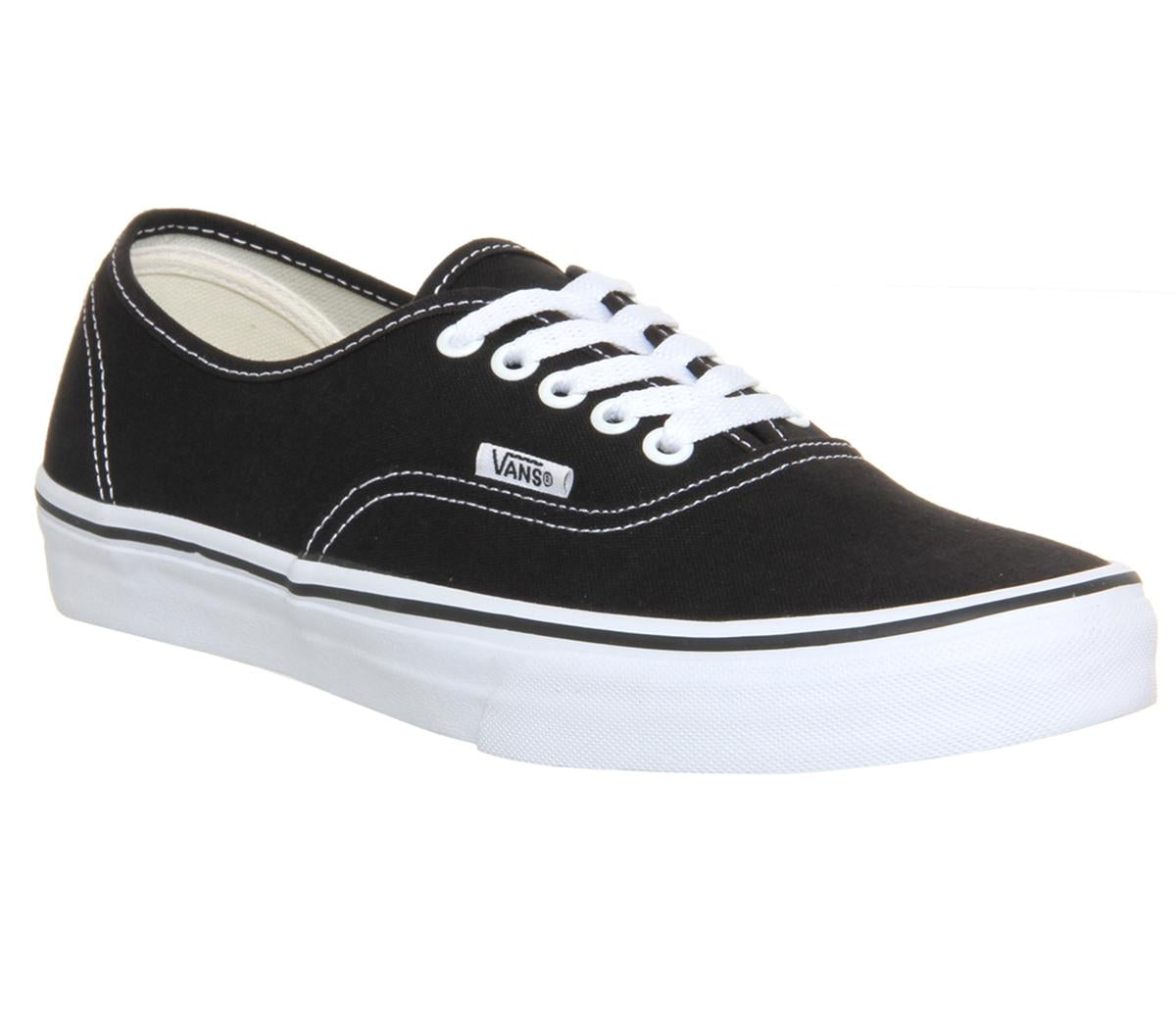 Vans Authentic Black White Trainers