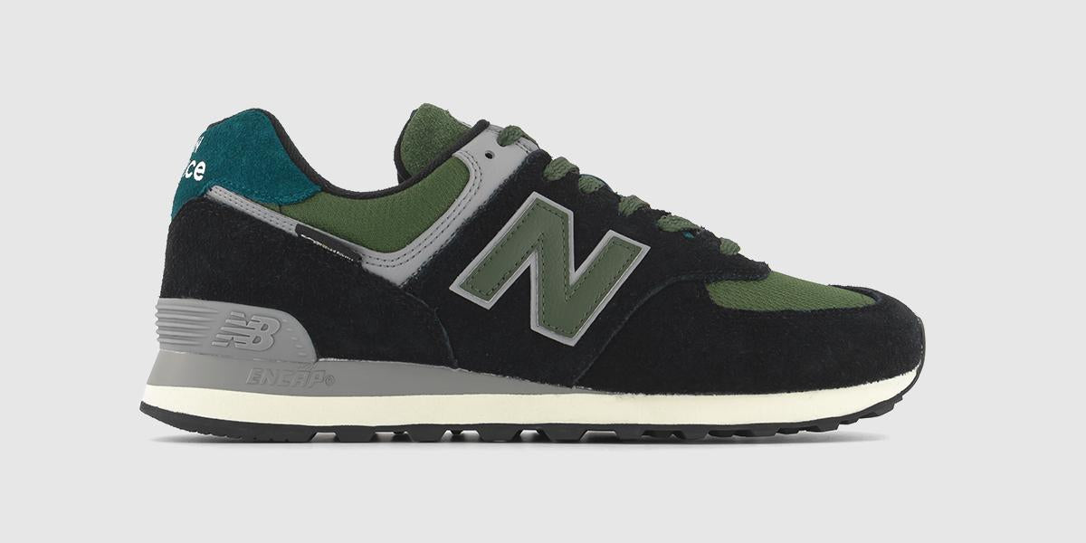 New balance best sale 574 dark green