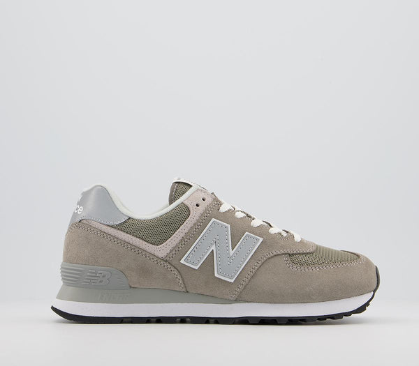 Mens New Balance 574 Grey Trainers - OFFCUTS SHOES by OFFICE