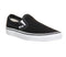 Womens Vans Classic Slip On Black White Trainers