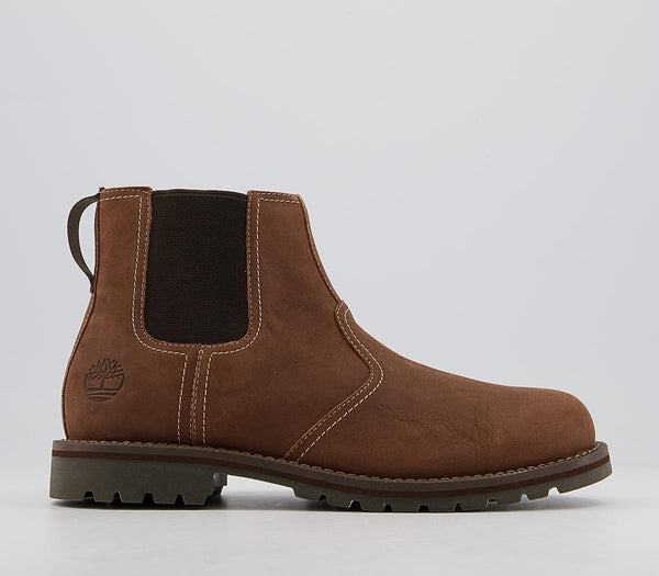 Mens Timberland Larchmont Chelsea Mid Brown