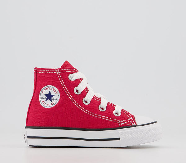 Kids Converse Small Star Hi Canvas Red