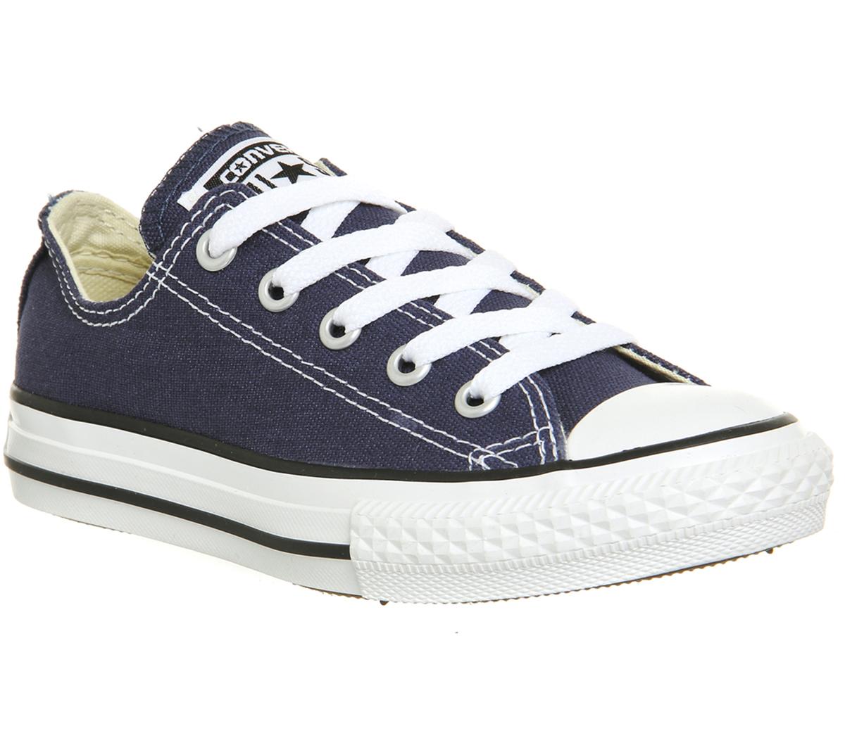 Kids Converse All Star Low Youth Navy