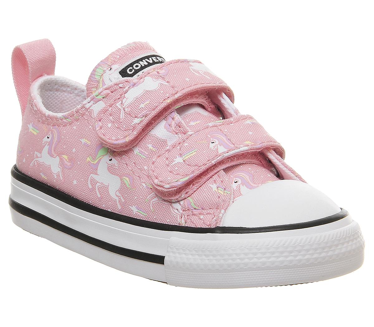 Kids Converse All Star 2vlace Pink Unicorn