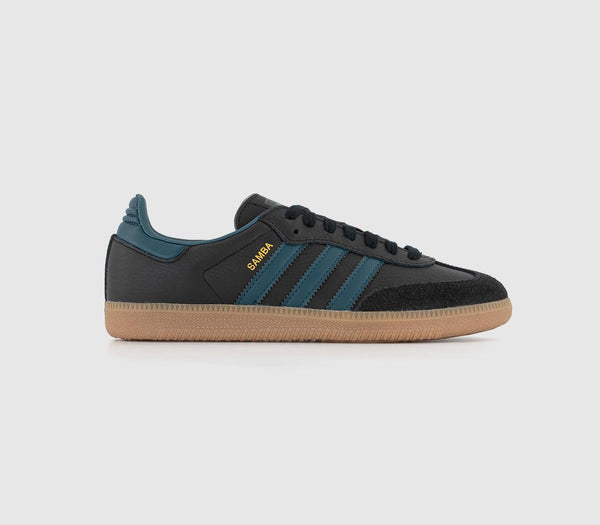 adidas Samba Og Core Black Artic Night Gum Trainers