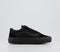 Kids Vans Old Skool Lace K Black Black