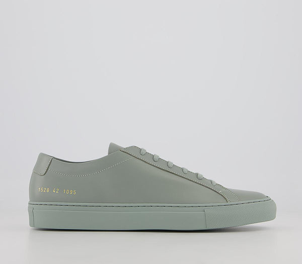 Mens Common Projects Achilles Low Vintage Green