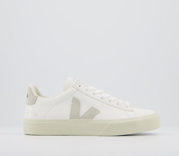 Veja Campo White Natural Leather Trainers