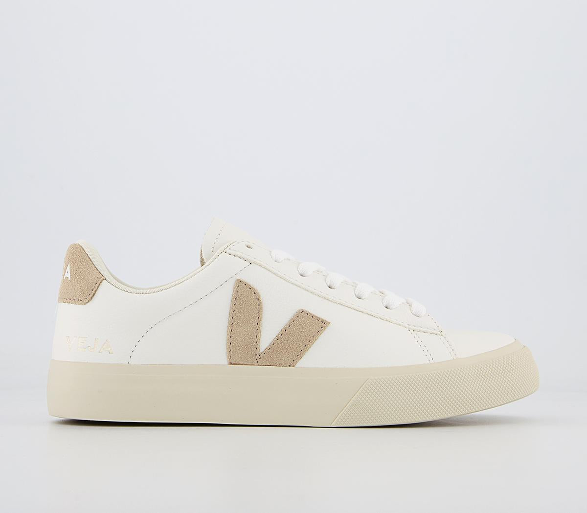Mens Veja Campo Trainers White Almond