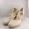 Womens Office Marmalade Wf Espadrille Wedge Natural Canvas