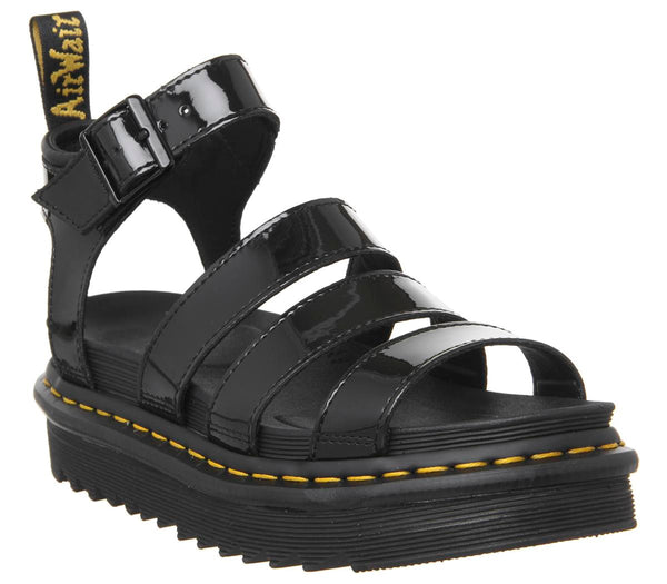 Womens Dr.Martens Blaire Sandal Black Patent