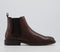 Odd Sizes - Mens Office Bruno Chelsea Boot Brown Leather - UK Sizes Right 10/Left 11