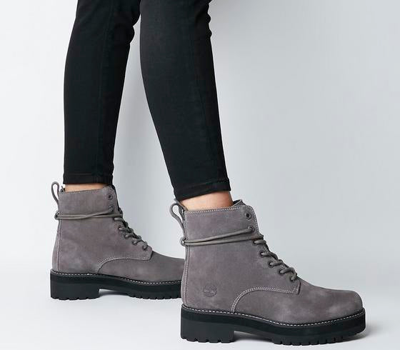 Womens Timberland Lux Stack Boot Eiffel Tower Suede