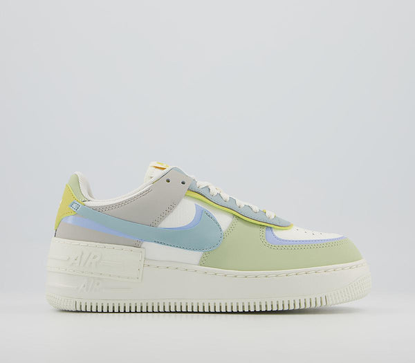 Nike Air Force 1 Shadow Trainers Sail Ocean Cube Light Marine