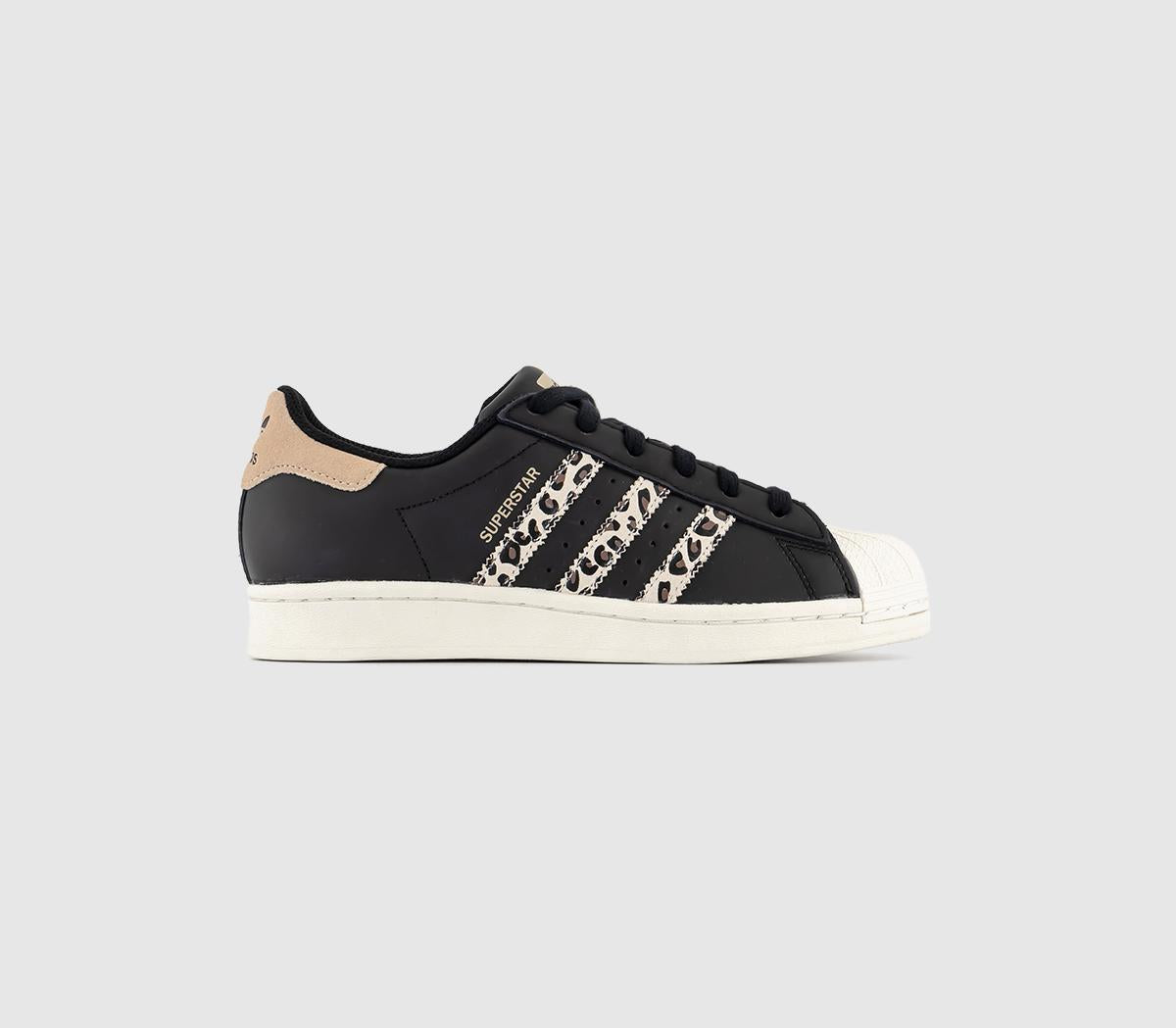 adidas superstars black and white