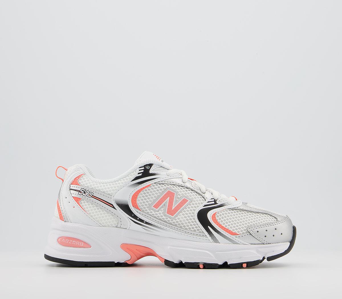 New Balance Mr530 White Pink Trainers