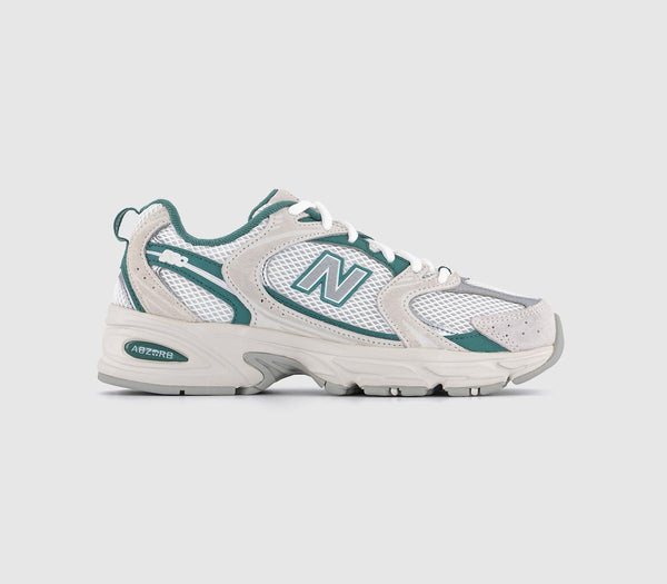 New Balance MR530 Trainers Off White Turquoise