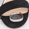 Womens Office Hollie Black Heel Sandal Black With Gold Hardware