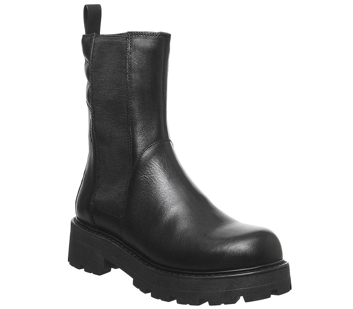 Womens Vagabond Shoemakers Cosmo 2.0 High Chelsea Black