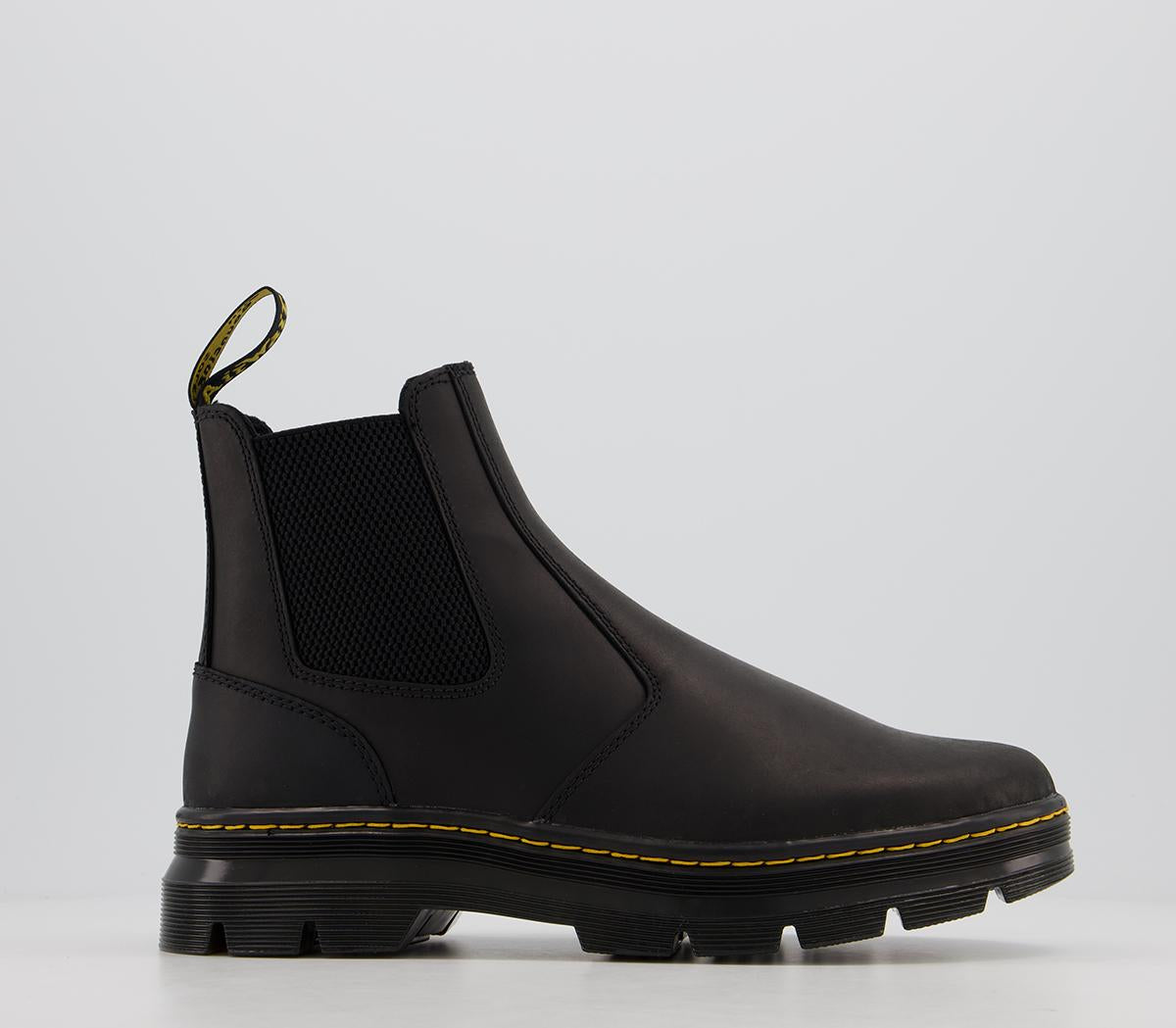 Mens Martens Embury 2976 Tract Chelsea Boots Black – OFFCUTS