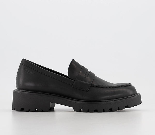 Womens Vagabond Shoemakers Konova Loafers Black Leather