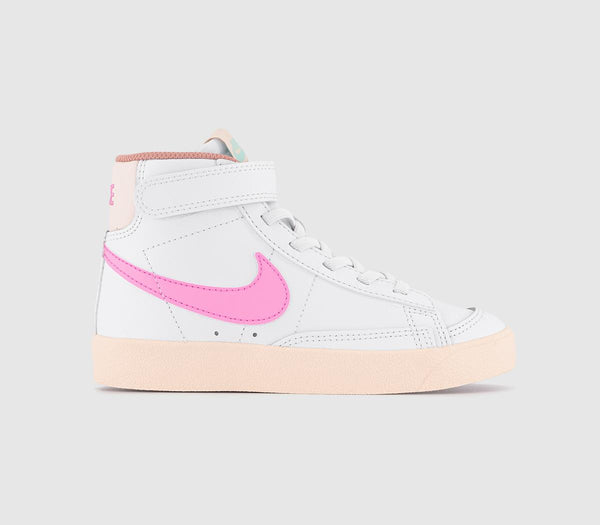 Kids Nike Blazer Mid 77 Ps White Pink Spell Guava Ice Jade Ice