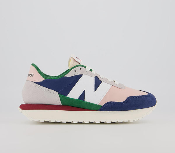New Balance Ws237 Blue Pink Green White Red Trainers