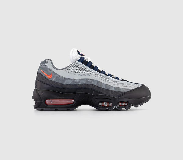 Nike Air Max 95 Black Track Red Anthracite Trainers