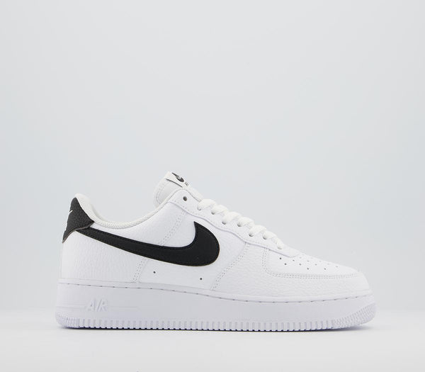 Air force 1 white with black swoosh outlet womens