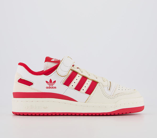 adidas Forum 84 Low White Red White Trainers