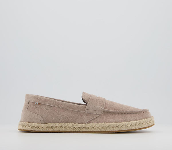 Mens Toms Stanford Rope Taupe Suede