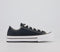 Kids Converse All Star Eva Lift Low Jnr Black White Black