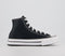 Kids Converse All Star Lift Hi Junior Black White