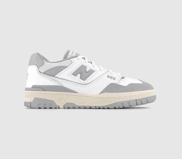 New Balance BB550 White Grey Offwhite Trainers