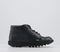 Kids Kickers Kick Hi Leather Youth Black Leather