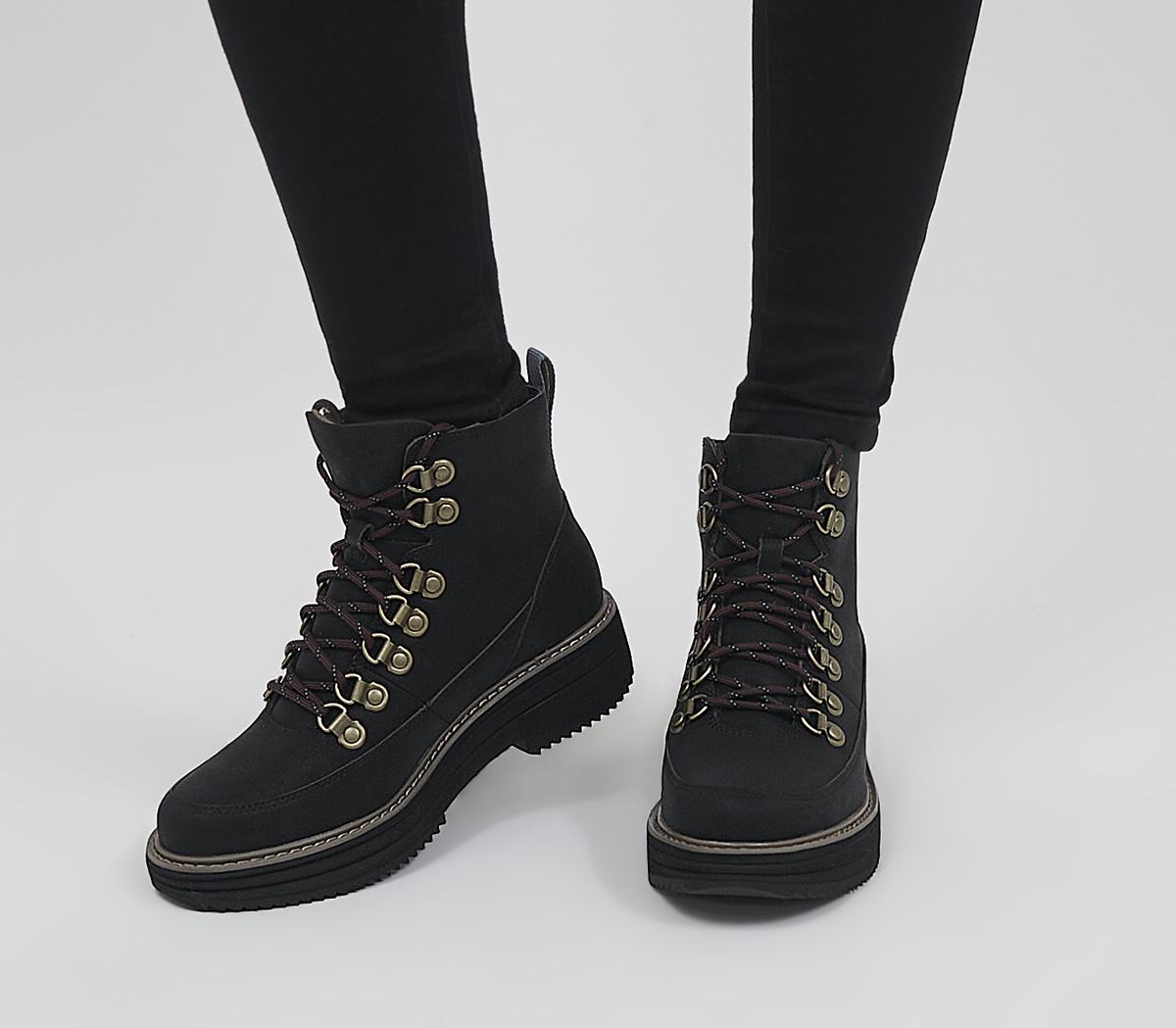 Likken De Alpen Krijt Womens Teva Midform Boots Black – OFFCUTS SHOES by OFFICE