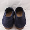 Womens Office Flick Retro Tassle Loafers Navy Suede