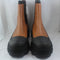 Womens Office Answering  Weatherproof Sole Boots Tan Leather