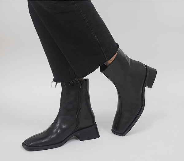 Womens Vagabond Shoemakers Blanca Ankle Boots Black